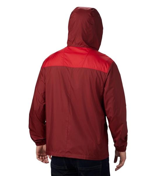 Columbia Flashback Windbreaker Red For Men's NZ90187 New Zealand